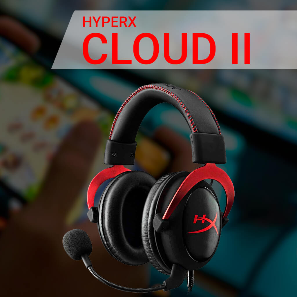 HyperX Cloud II Wireless Gaming Headset - Red