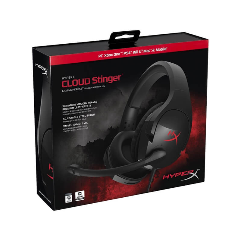 HyperX HeadSet Cloud Stinger | Gaming HeadSet | PC & PS4 Bass Boosted Gaming Addition