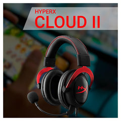 HyperX HeadSet Cloud II Wireless | Gaming HeadSet | PC & PS4 Bass Boosted Gaming Addition | Renewed