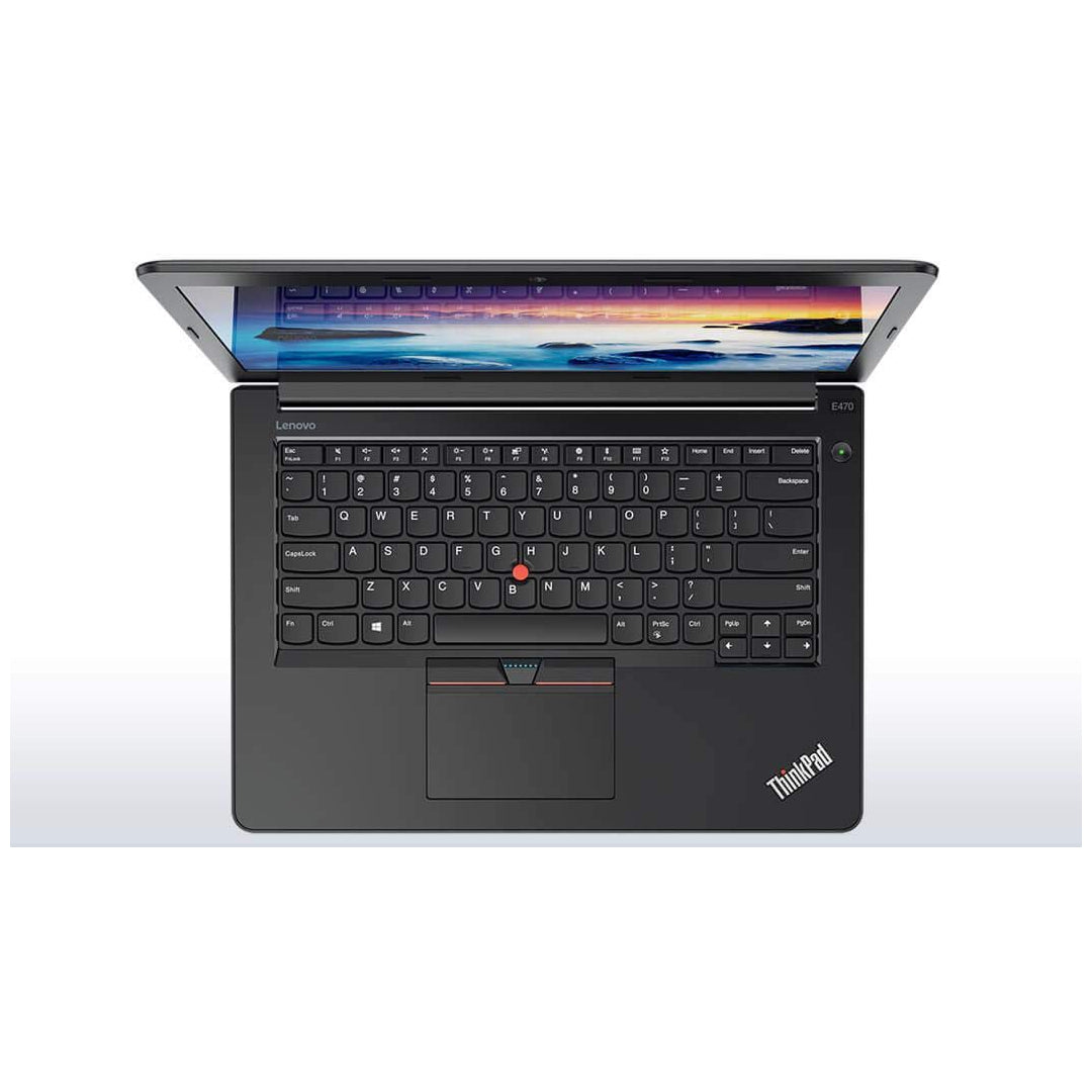 Lenovo ThinkPad E470 | Core i5-7th Gen | 16 x 256 GB SSD | 14" HD Display | Windows 10 Pro | Integrated Webcam