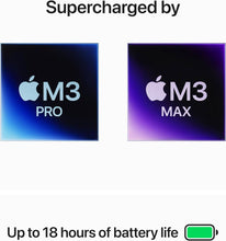 Load image into Gallery viewer, MacBook Pro 14-inch (M3 Pro, 2023) – 18GB RAM, 512GB SSD – Space Black (A2992)
