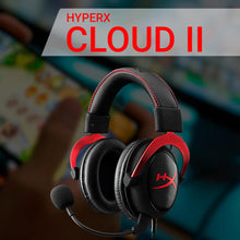 Load image into Gallery viewer, HyperX HeadSet Cloud II Wireless | Gaming HeadSet | PC &amp; PS4 Bass Boosted Gaming Addition | Renewed
